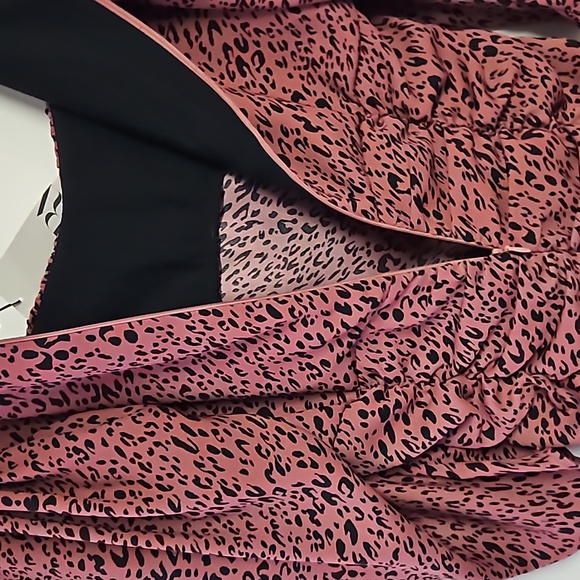 Reposh Zara nwt leopard  print dress size xl - Picture 4 of 4